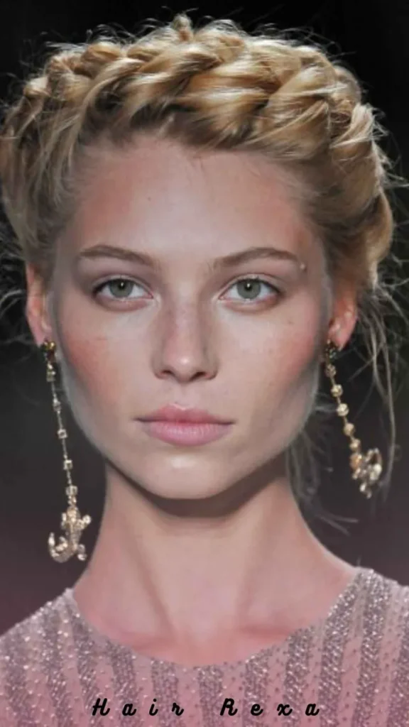 Loose Braided Crown Polished Artistry Without Fuss