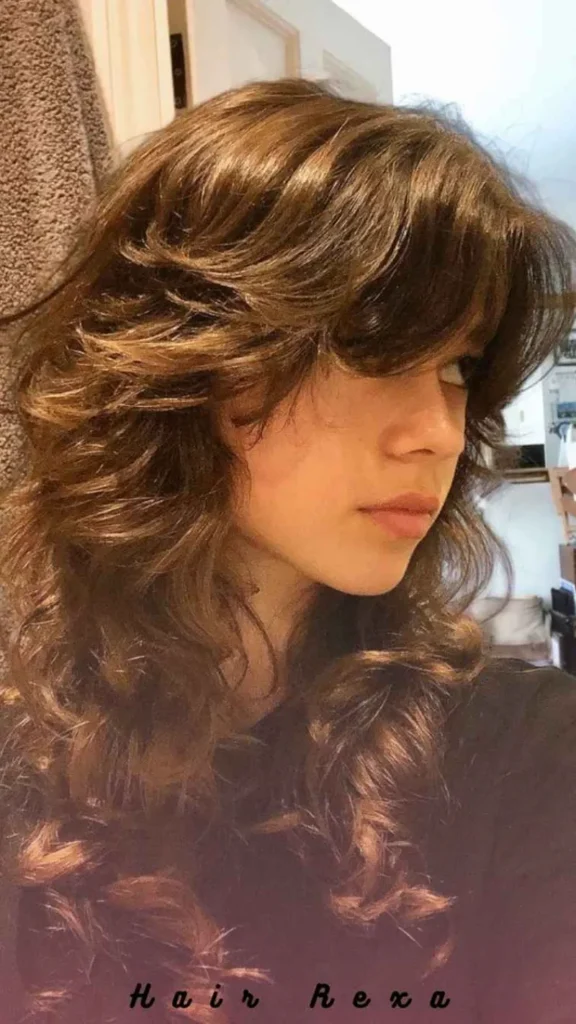 Curly Wolf Cut