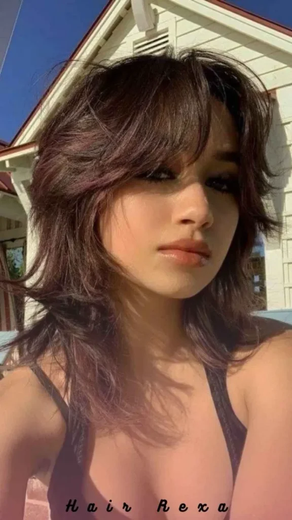 Colored Wolf Cut