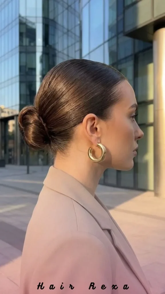 The Low Bun or Chignon