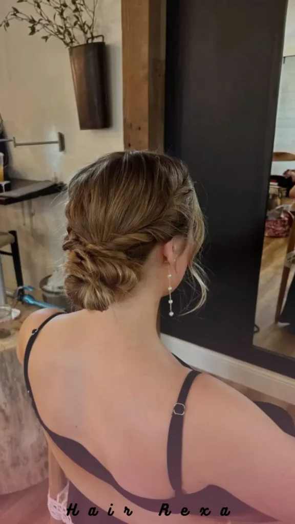 Twisted Low Bun