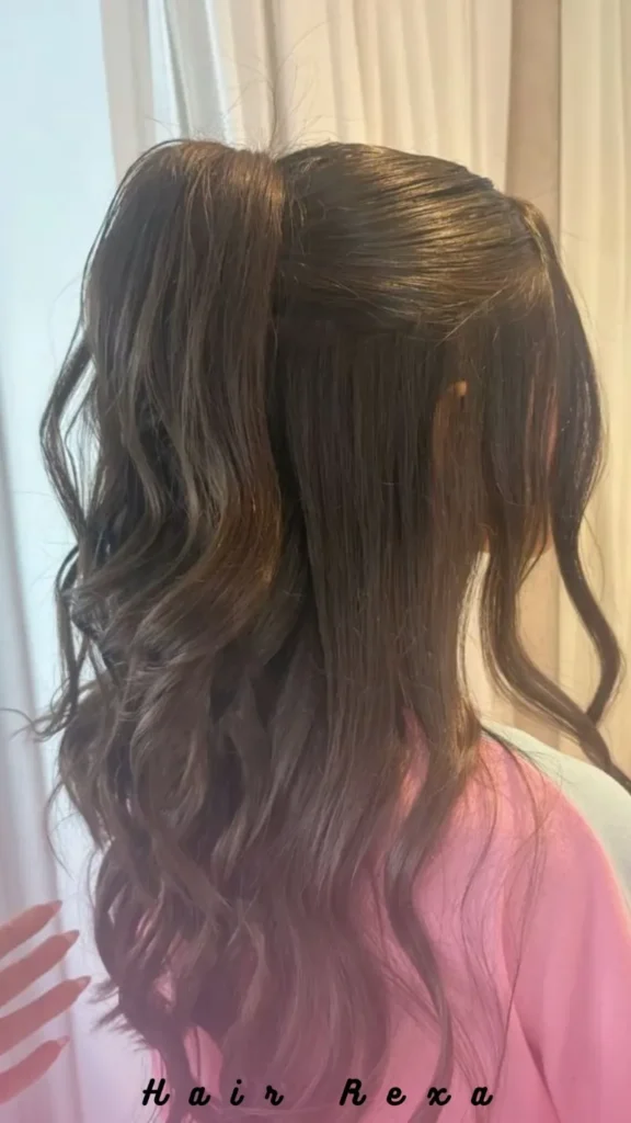 The Classic Half-Up Half-Down