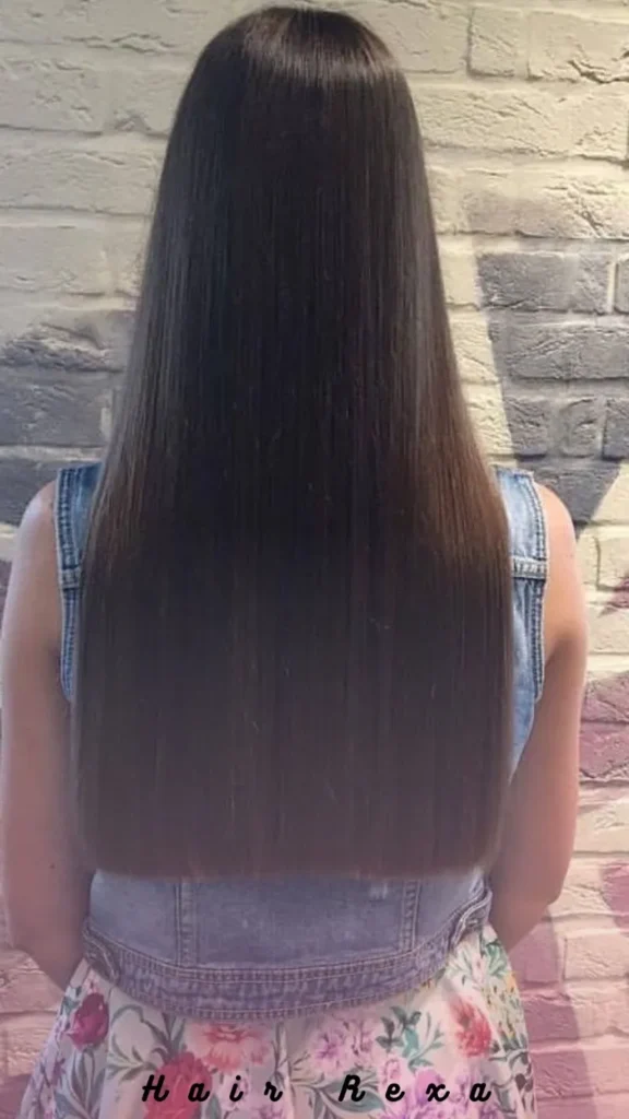 Long Hair with Blunt Ends