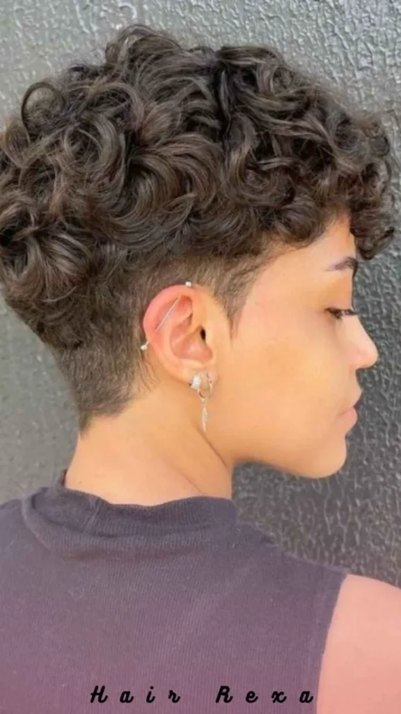 Undercut Curly Pixie