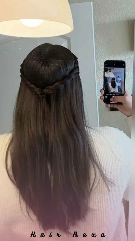 Half-Up Half-Down Twist