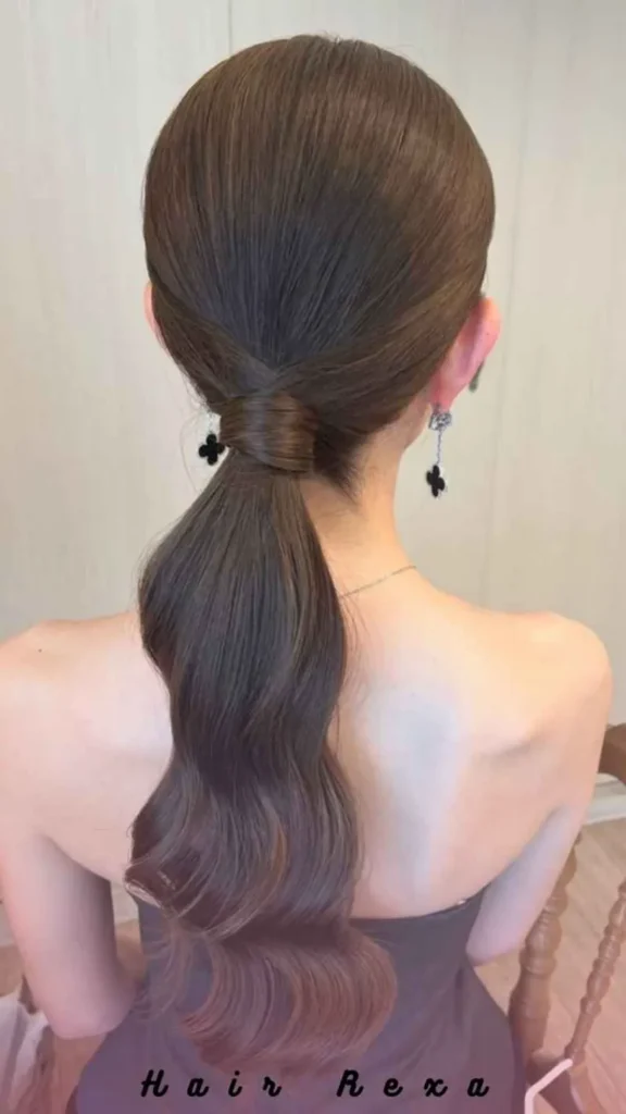 Sleek Low Ponytail