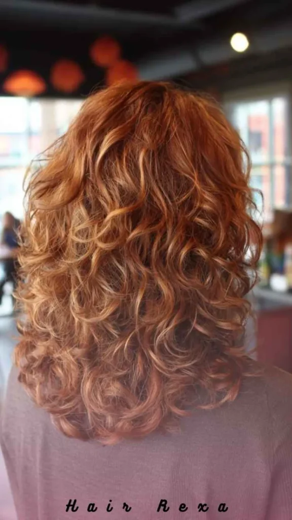 Layered Curly Haircut