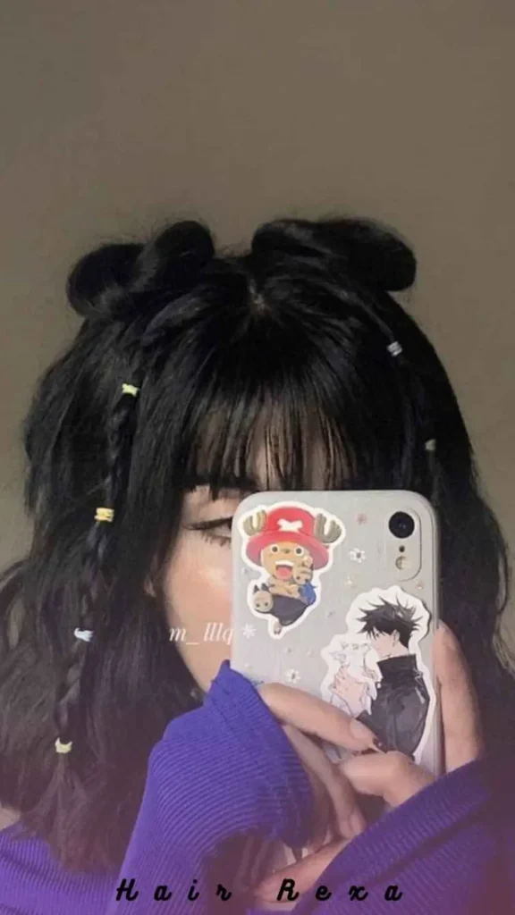 Half-Up Heart Bun
