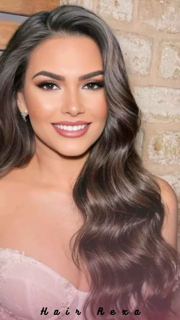 Side-Swept Style on Medium-Length Hair