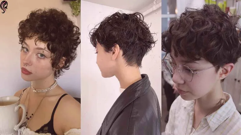 Curly Pixie Cut