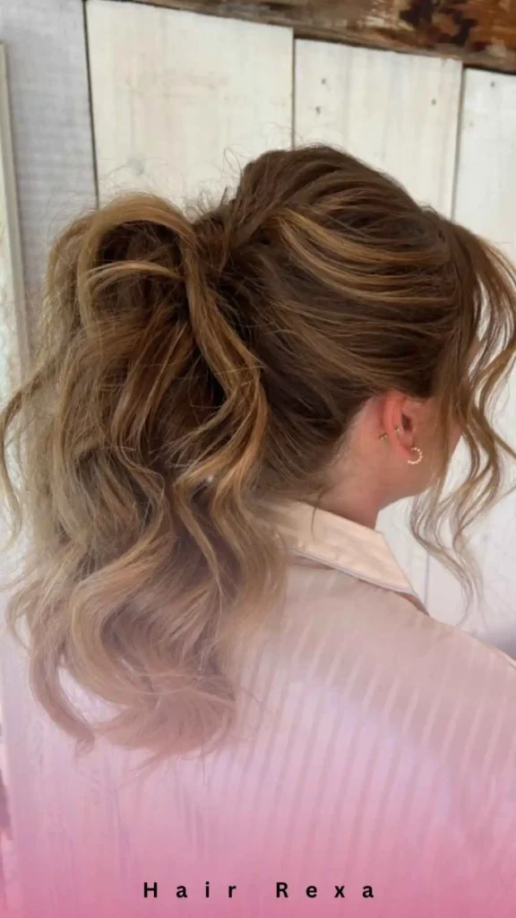 Messy Textured Ponytail