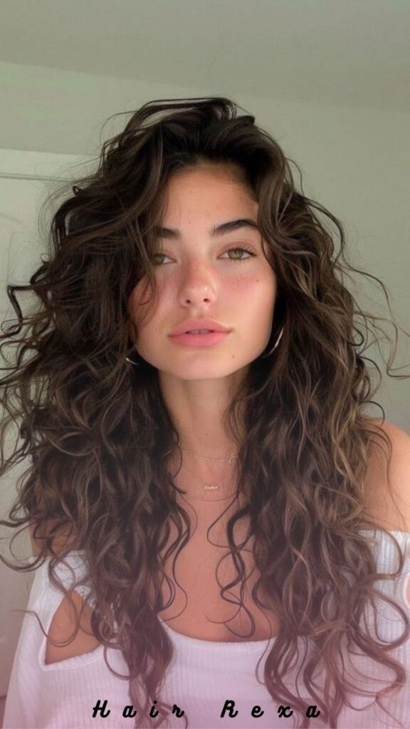 Face Framing Layers for Curly Hair