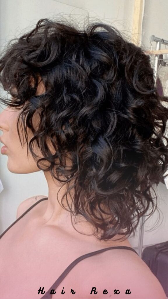 Shaggy Haircut for Curly and Wavy Hair