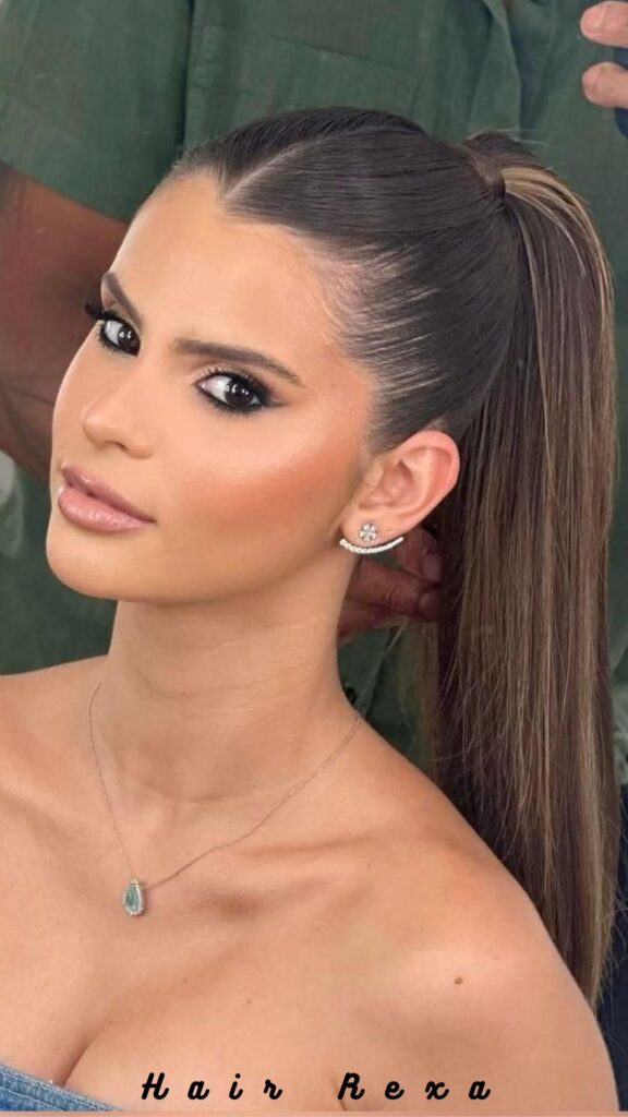 Sleek Ponytail for Natural Hair