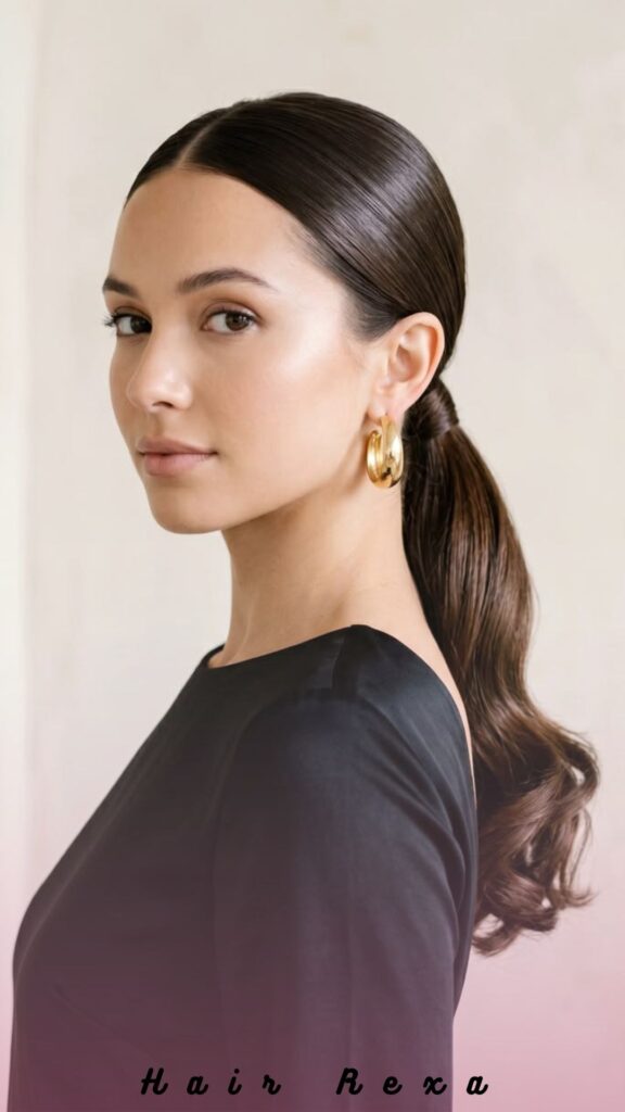 The Low Sleek Ponytail