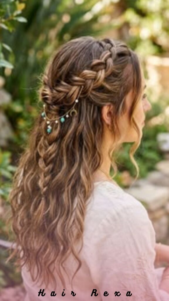 French Braid Crimped Waves