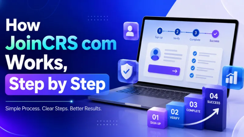 How JoinCRS com Works, Step by Step