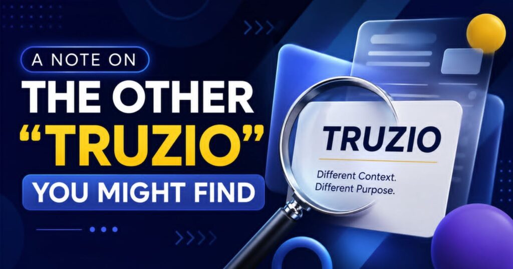 A Note on the Other "Truzio" You Might Find