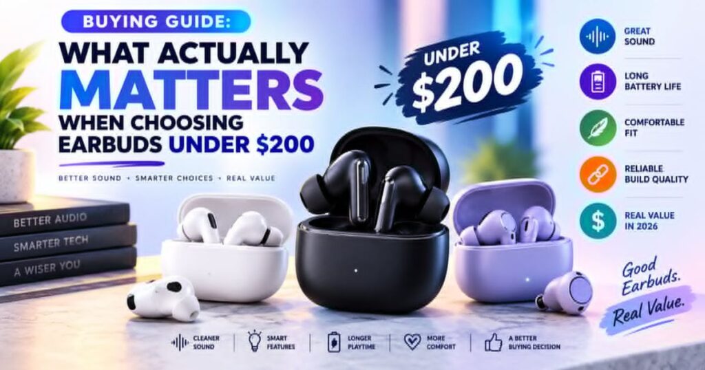 Buying Guide: What Actually Matters When Choosing Earbuds Under $200