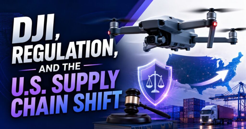 DJI, Regulation, and the U.S. Supply Chain Shift
