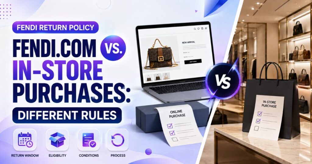 Fendi.com vs. In-Store Purchases: Different Rules