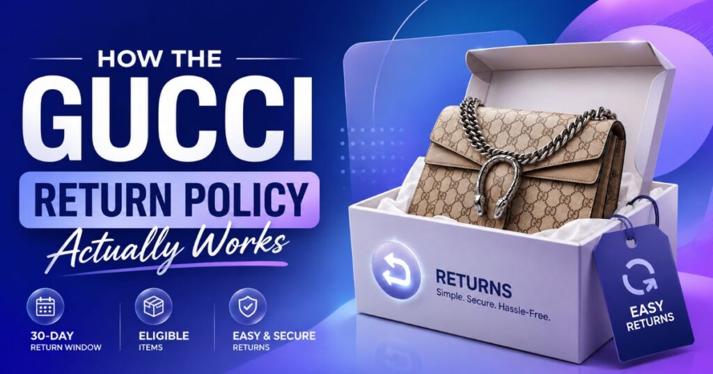 How the Gucci Return Policy Actually Works