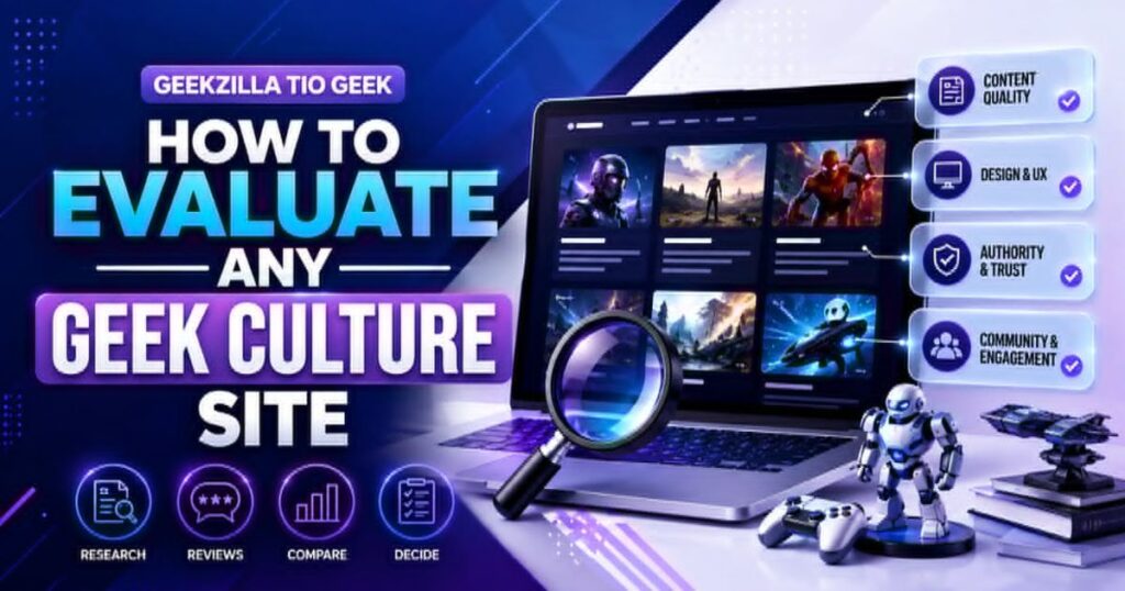 How to Evaluate Any Geek Culture Site