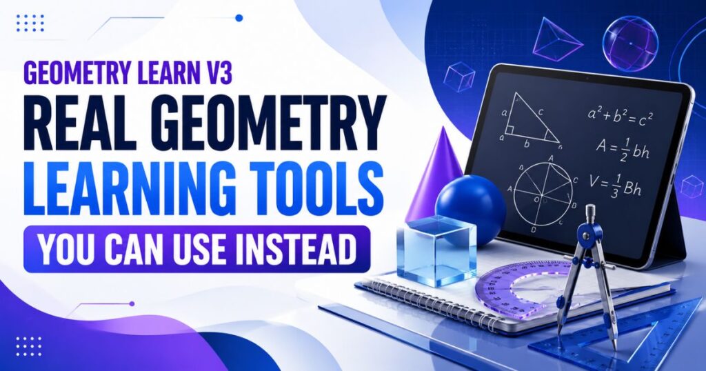 Real Geometry Learning Tools You Can Use Instead