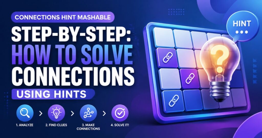 Step-by-Step: How to Solve Connections Using Hints
