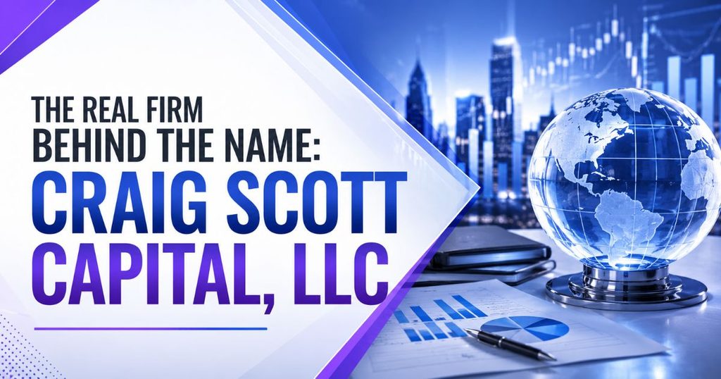 The Real Firm Behind the Name: Craig Scott Capital, LLC