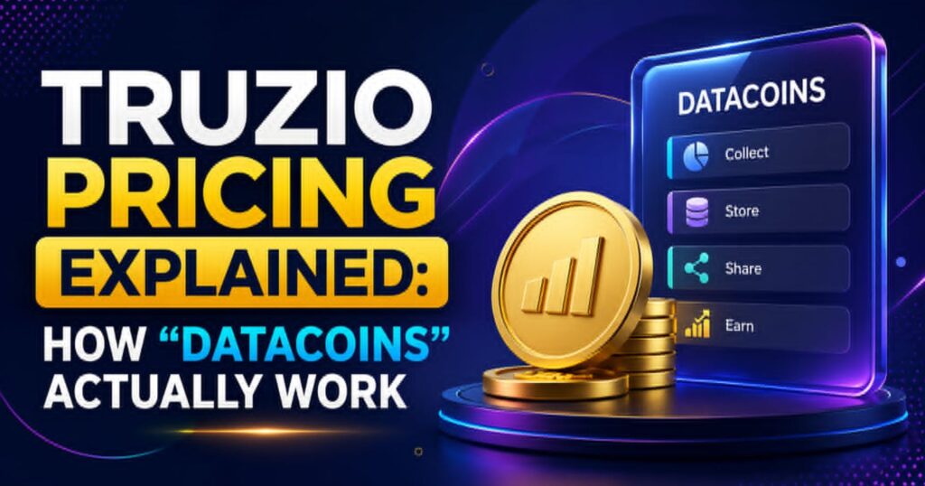 Truzio Pricing Explained: How "DataCoins" Actually Work