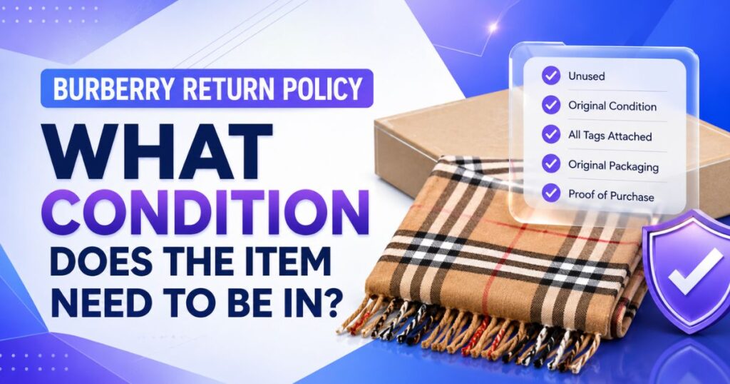 What Condition Does the Item Need to Be In?