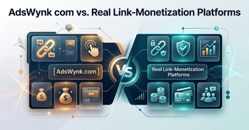 AdsWynk com vs. Real Link-Monetization Platforms