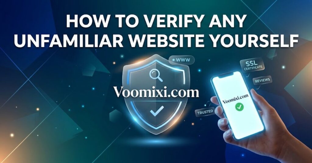 How to Verify Any Unfamiliar Website Yourself