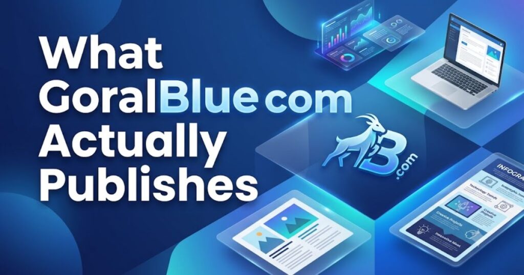 What GoralBlue com Actually Publishes